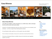 Tablet Screenshot of casaoliveras.com